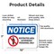 Signmission Restricted Area Authorized Personnel OSHA Notice Sign, Aluminum, 10in W x 7in L, 2PK OS-2PACK-NS-A-710-L-18077 - alternate 2